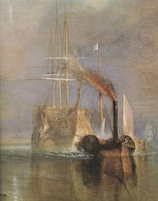 Joseph Mallord William Turner The Righting (Temeraire),tugged to her last berth to be broken up (mk31) china oil painting image